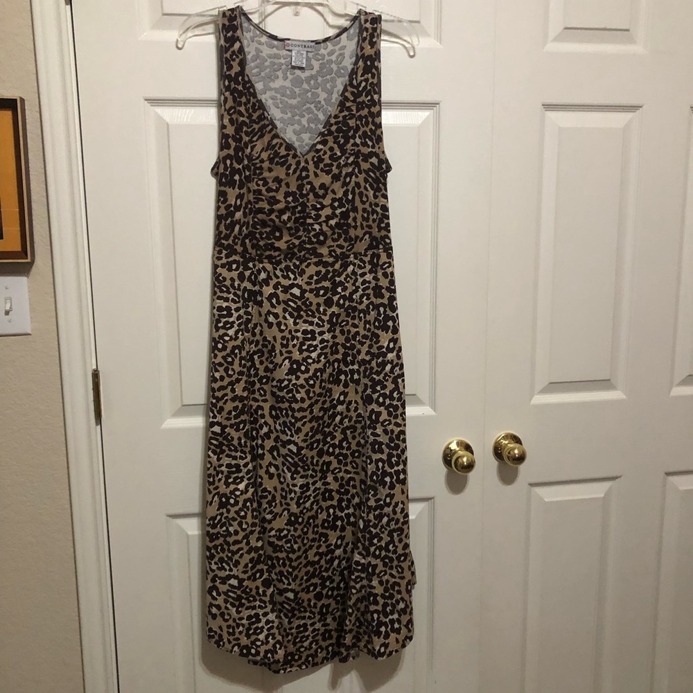 Leopard Print Summer Dress